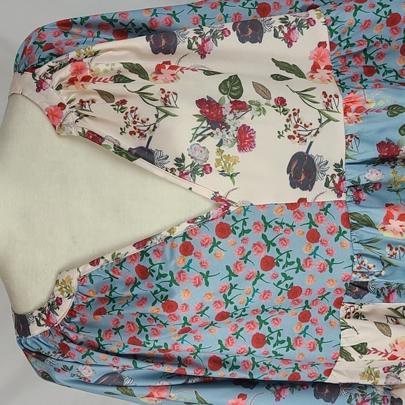 Misslook Bohemian Print Blouse NWOT - Picture 2 of 14